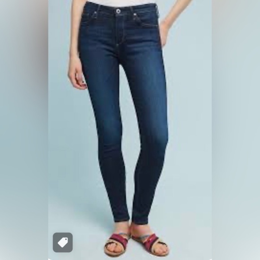 AG The Abbey Mid Rise lightweight Skinny stretch Jeans size 26